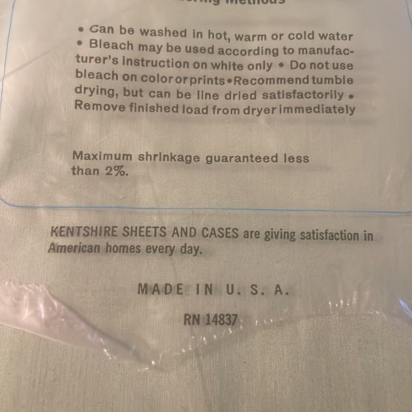 VINTAGE KENTSHIRE NO IRON PERMANENT PRESS FINE LUXURY PERCALE PILLOW CASES GREEN - Picture 5 of 5